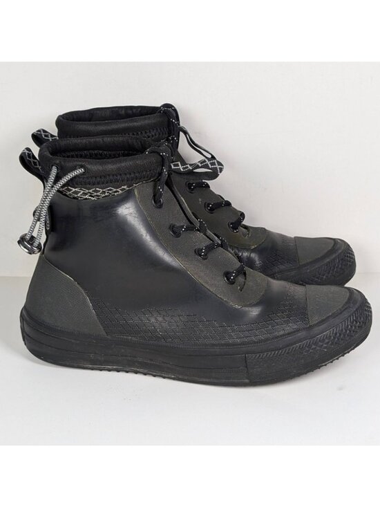 Converse Chuck Taylor All Star Thermo-Boot High Top Mens 6 Womens 8 Black Rubber